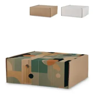 Custom made giftbox for 4 pcs mugs  24,3x24,3x9,9 cm - LT83220 (gadzety reklamowe)